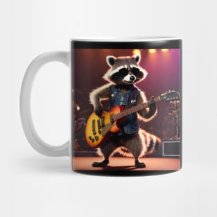 raccoon and roll Mug